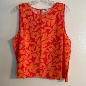 J Crew new with tag sleeveless shell